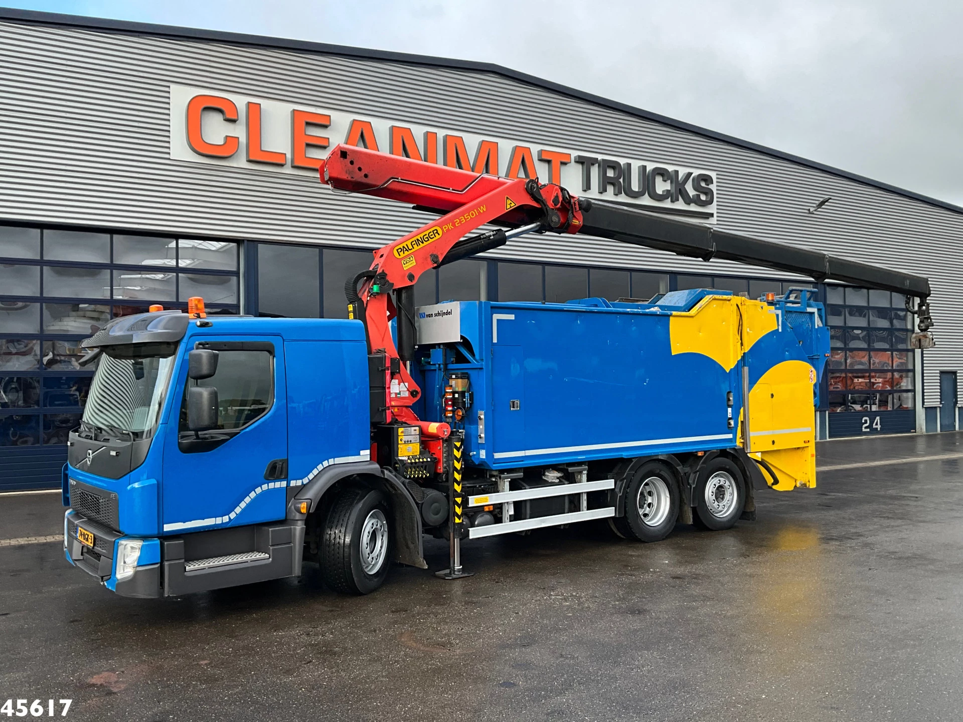Volvo FE 280 Euro 6 Palfinger 23 Tonmeter laadkraan Just 128.427 km! 2015 afbeelding 1
