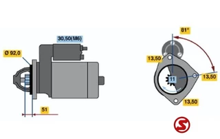 Mercedes-Benz Actros - Starter mercedes 24 volt 6.2kw zdjecie 5