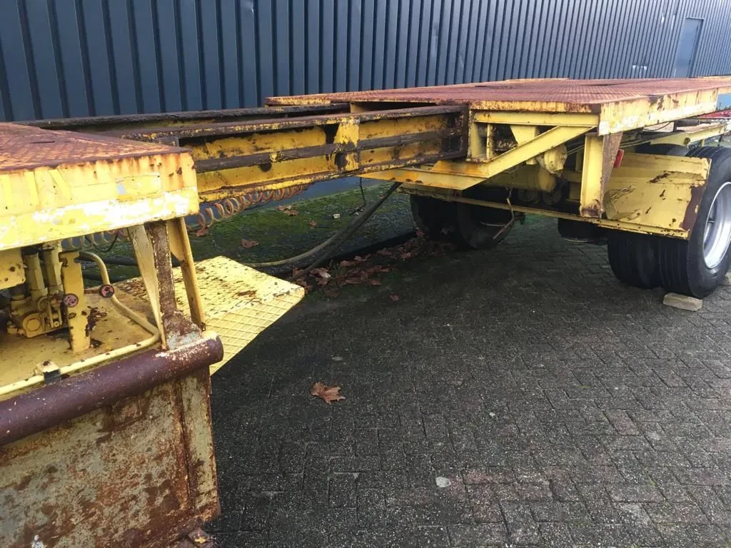 EKW 1980 - 2 As Vrachtwagen Aanhangwagen Open - Uitschuifbaar: 4 mtr, LLG-56-Z - 40 km zdjęcie 8
