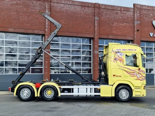 Scania R 2018 - R500 NGS 6x2*4 - HIAB Hooklift 21T - Retarder - Steering axle - Full air - Leather - Led image 6