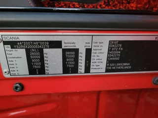 Scania R 2013 - R520 V8 LB6X2MNA Topline manual retader steel/air hydraulik euro 6 image 7