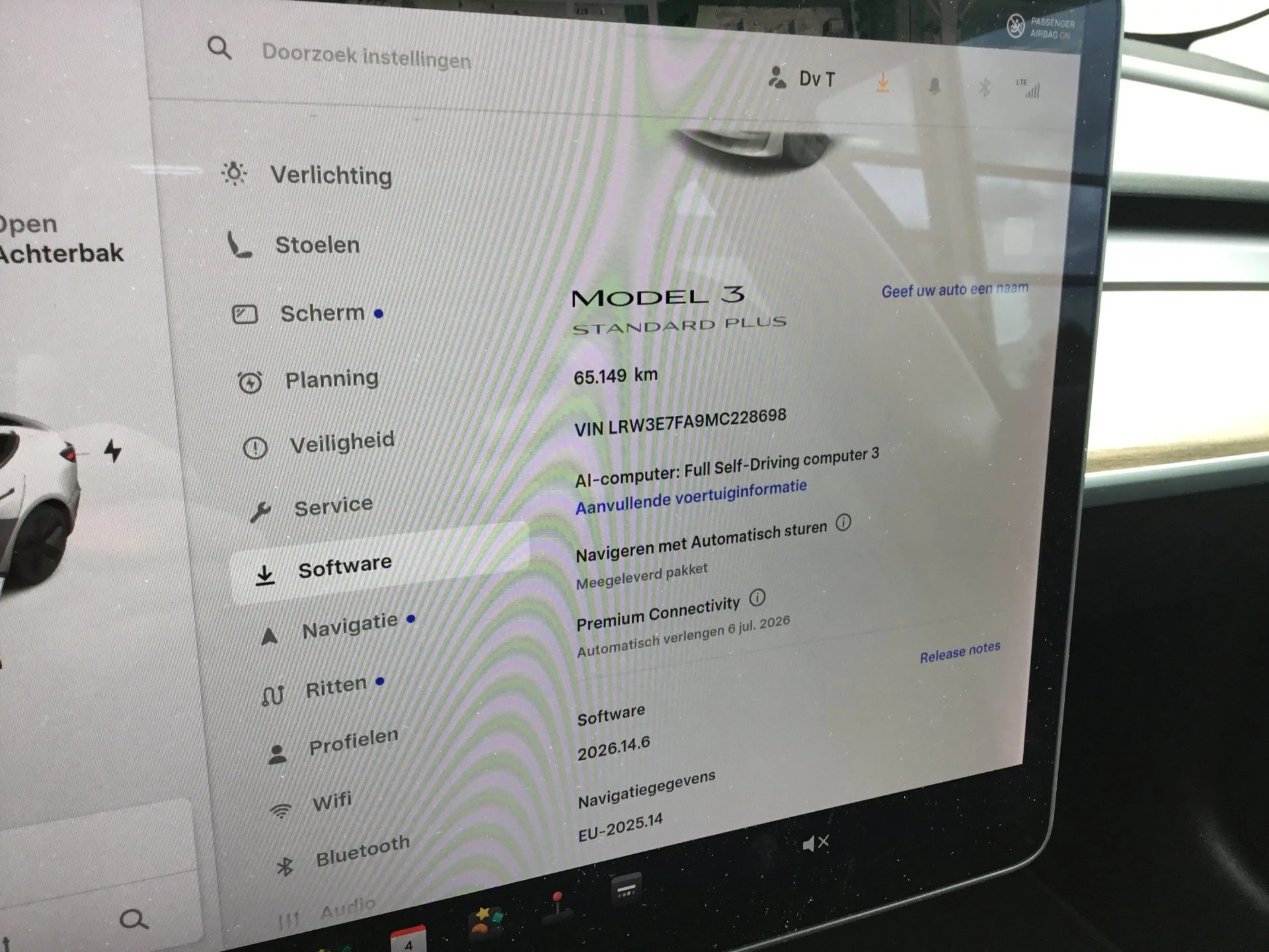 Tesla Model 3 2021 - Standard RWD Plus 60 kWh SOH 91% afbeelding 11
