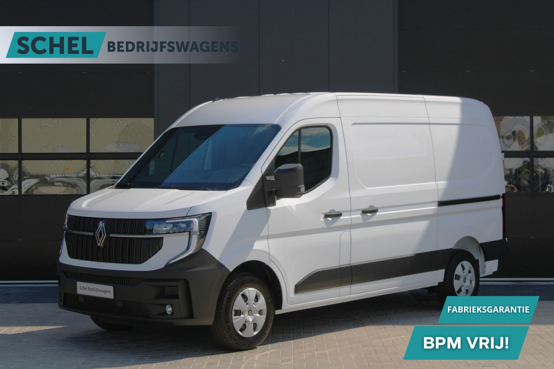 Renault Master 2024 - T35 2.0 dCi 170pk L2H2 Extra - 2x Schuifdeur - Navigatie - Blind Spot - Camera - Stoelverwarming - Verwarmde voorruit - Rijklaar afbeelding 1