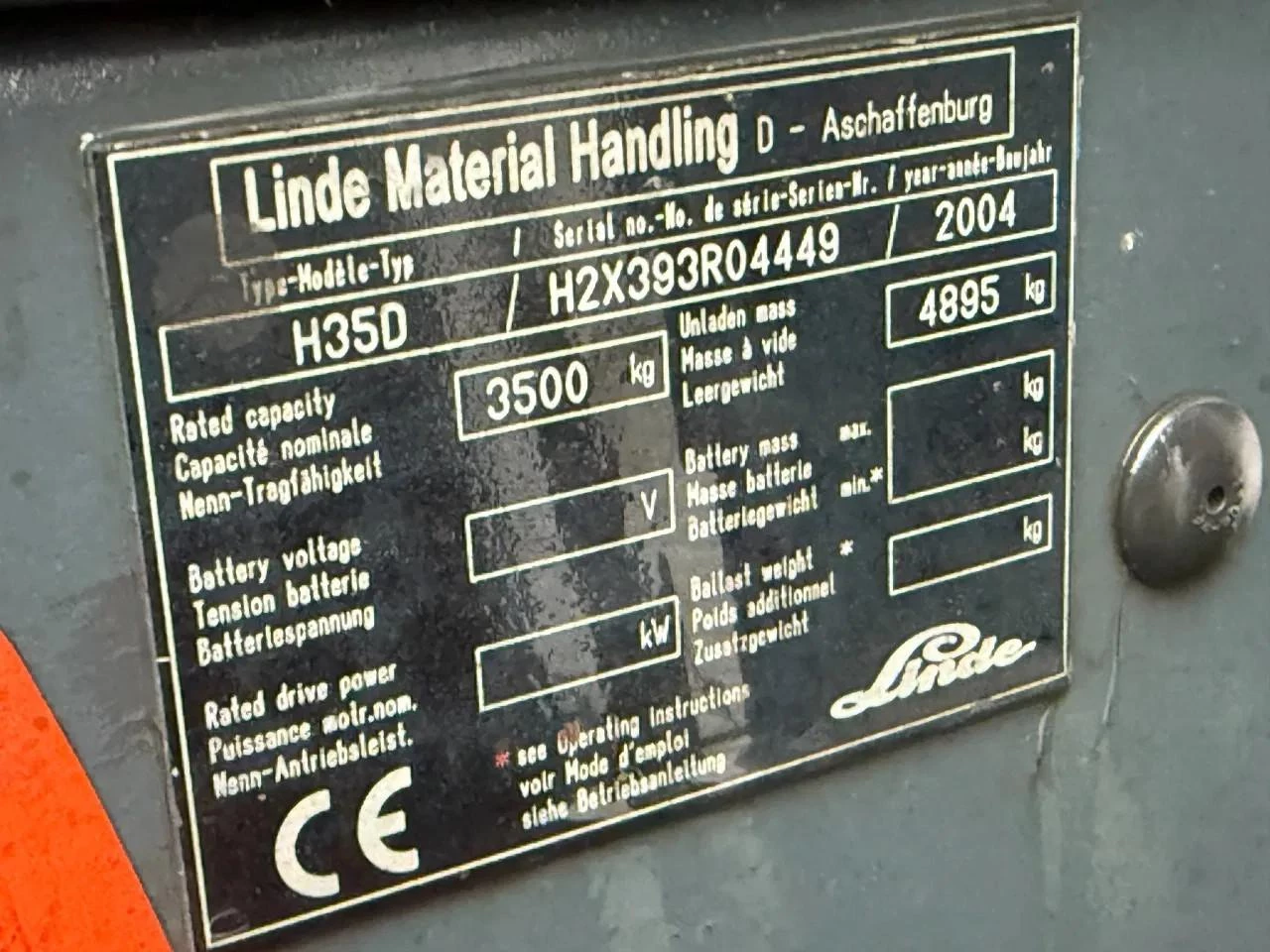 Linde H35D 2004 afbeelding 10