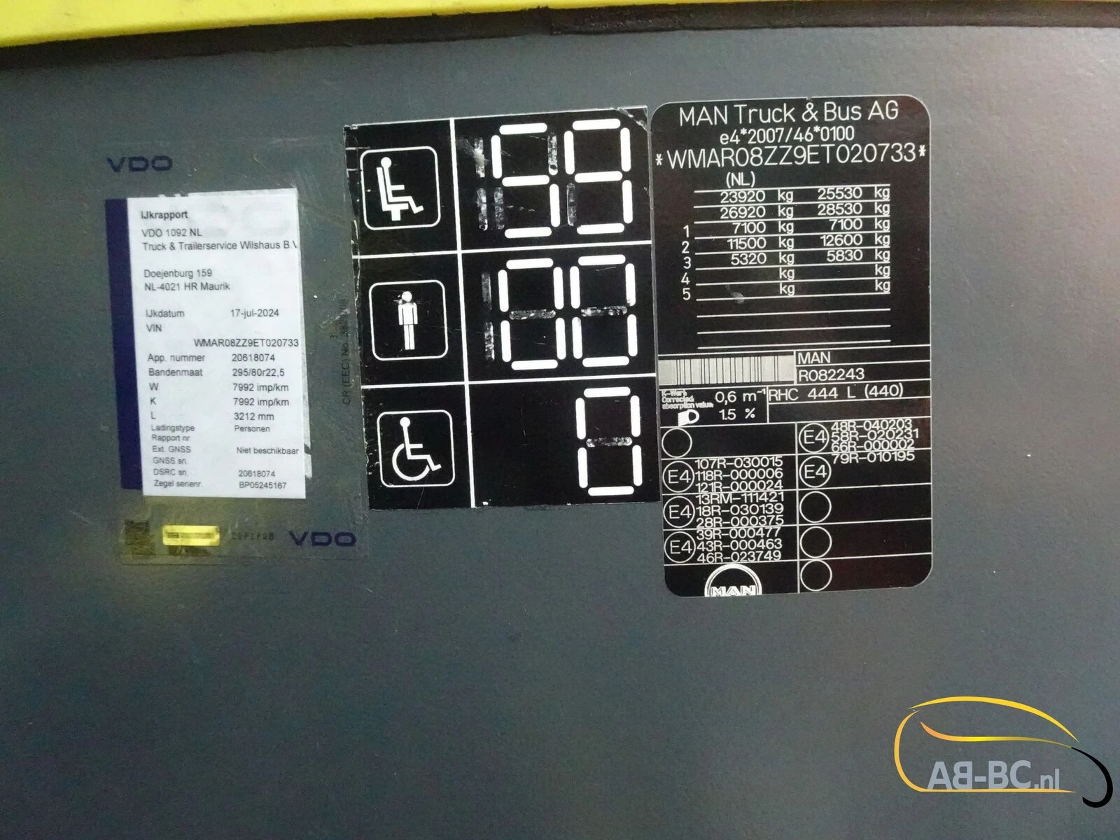 MAN R08 Lion's Coach 61 seats euro 6 2014 afbeelding 22