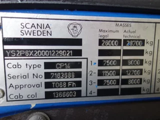 Scania P 1997 - P114-340 16000 LITER VACUUM TOILET TRUCK,MANUAL POMP afbeelding 10