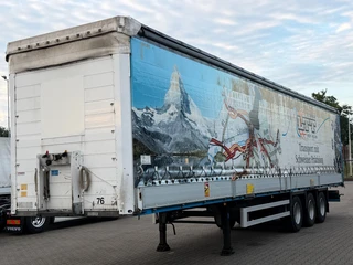 Schmitz Cargobull 2017 - Schuifzeil met Borden / SAF-Axle / Huckepack / Code XL / Apk! afbeelding 3 miniatuur