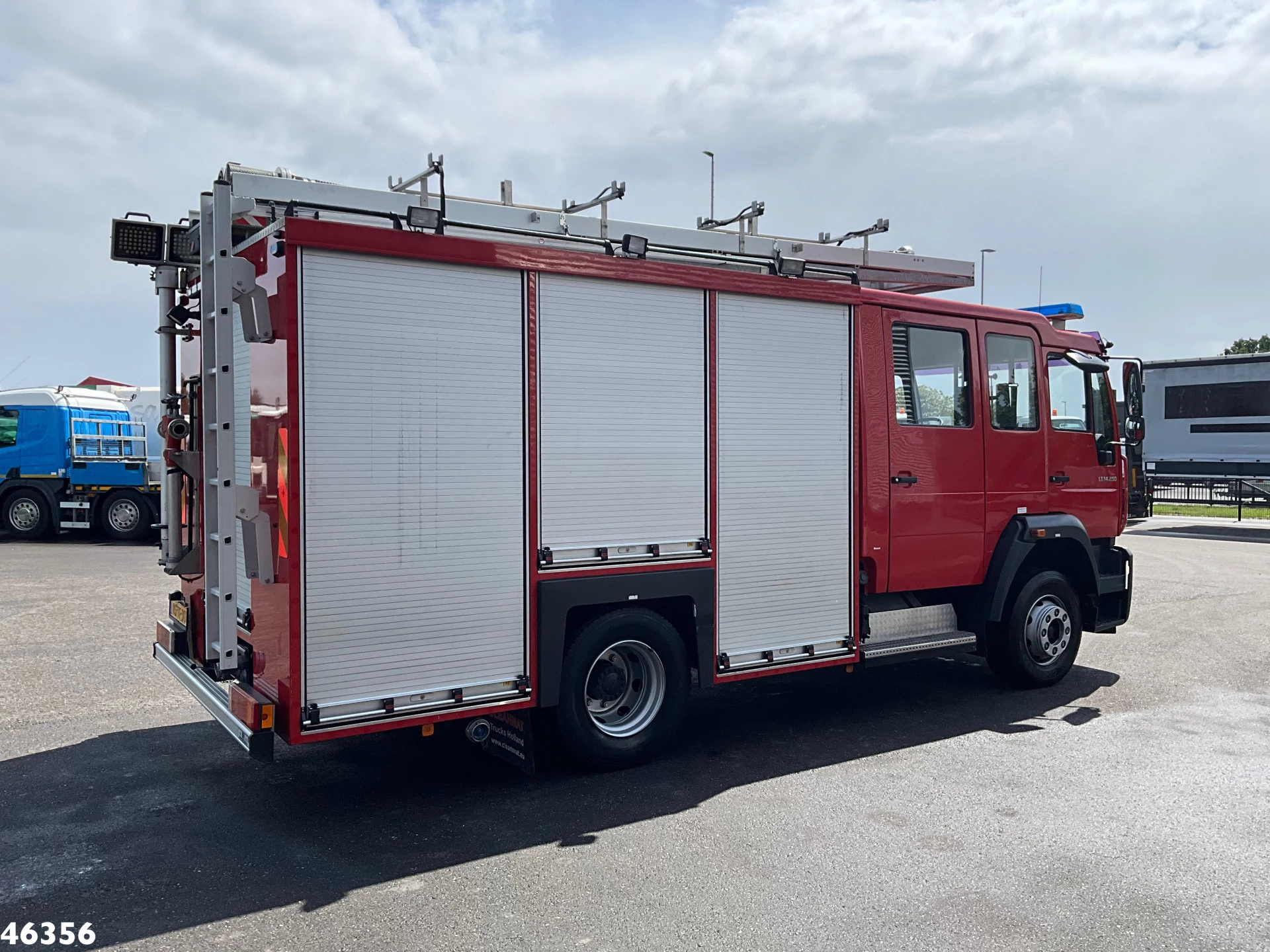 MAN TGL 2007 - 14.250 brandweer / materiaalwagen met Waterpomp Just 30.419 km! imagen 9
