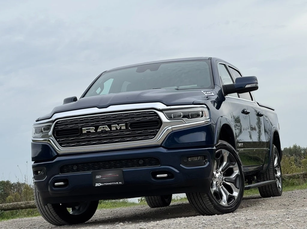 Dodge Ram 1500 2021 - LIMITED 5.7L V8, LAGE BIJTELLING, 1E EIG, DEALER ONDERH, PANO, H&K, BLIS, ACC, 360, MEMORY, HUD, LUCHTV, KEYLESS afbeelding 1