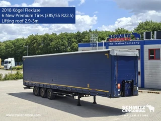 Kögel Semitrailer Curtainsider Mega 2018 te koop