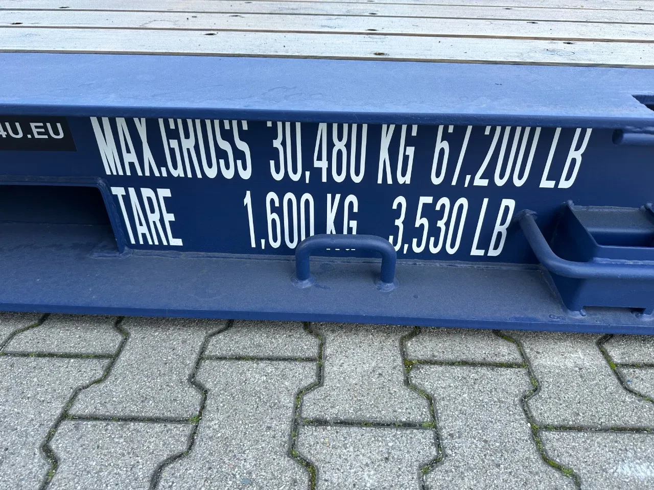 Diversen 2025 - NEW 20FT FLATRACK HARDWOODEN FLOOR / 4x available afbeelding 11