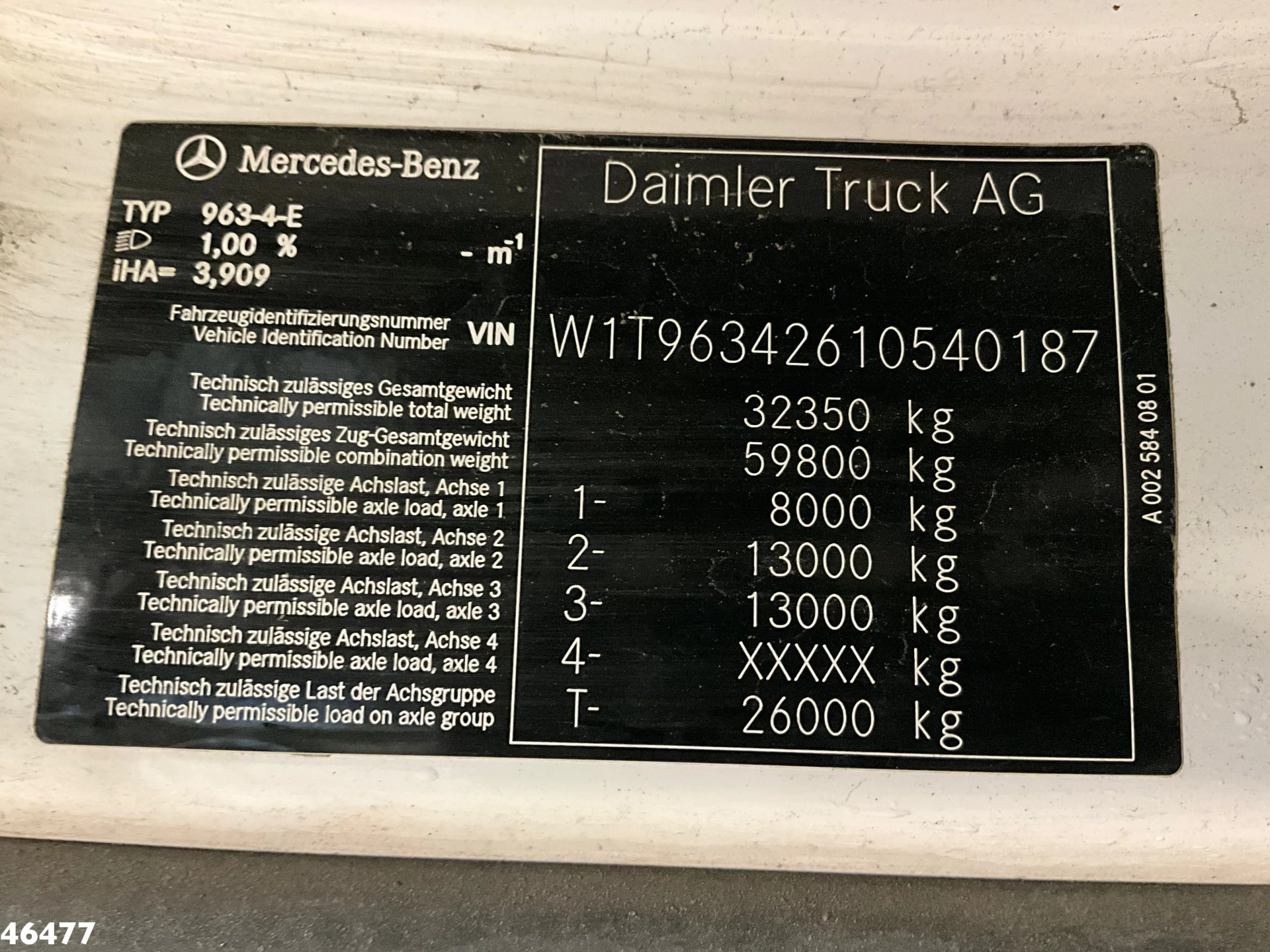 Mercedes-Benz Actros 2021 - 3348 6x4 Euro 6 Kiphydrauliek High Performance Engine Brake Bild 21