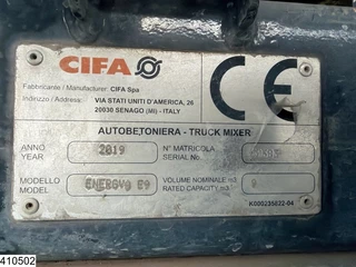 Iveco Stralis 2021 - 400 CNG 8x2, EURO 6, Retarder, CIFA 9m3, CNG imagem 11