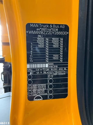 MAN TGM 2012 - 18.250 Hiab 10 Tonmeter laadkraan Just 212.694 km! zdjecie 25