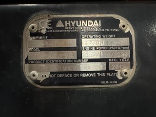 Hyundai Robex 180W-9A 2015 - N/A image 34