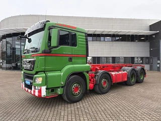 MAN TGS 2017 - 35.420 8x2*4 - HMF Container system - Euro 6 - Automatic te koop