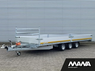 Eduard P5 2024 - 5520 Plateau 3500kg 550X200 Lier + Oprijplaten 3-asser te koop