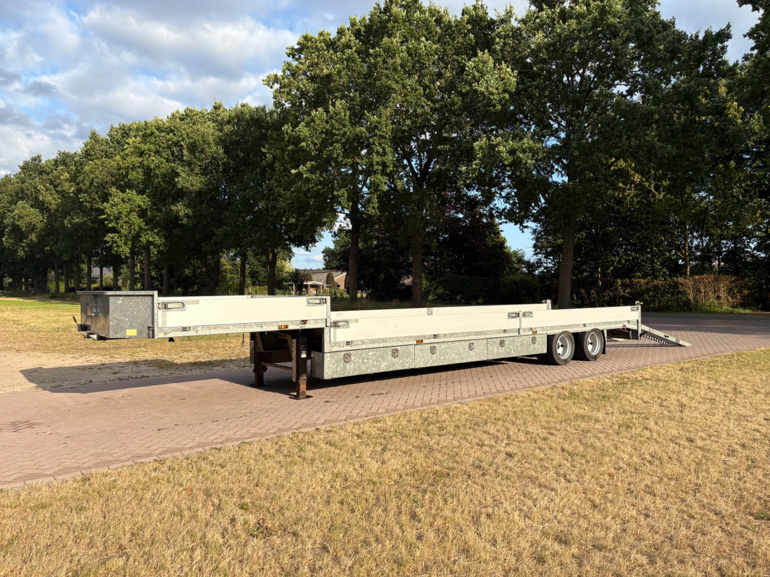 kuiper PLSD 2009 - oplegger semi dieplader 16 TON MET LUIKEN afbeelding 2
