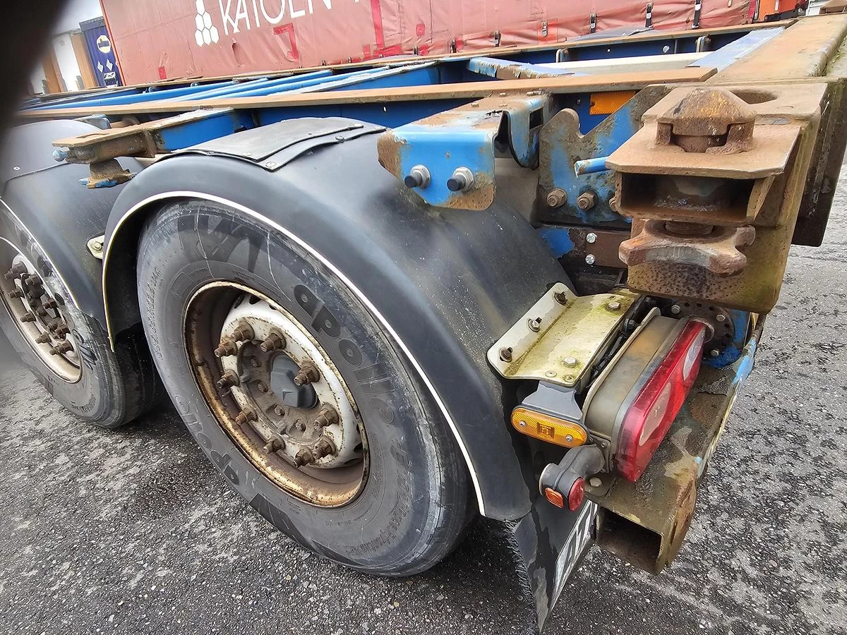 Van Hool 3B2018- 40 FOOT 2 X 20 FOOT CONTAINER CHASSIS, MB DISC. TUV APK 07-11-2026 2007 obrázek 20