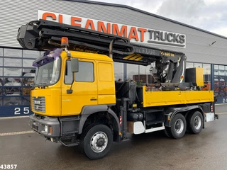 MAN F2000 6x6 Full Steel Manual Palfinger 68 Tonmeter Dachdecker kran Just 54.133 km! 2001 - N/A obrazek 1