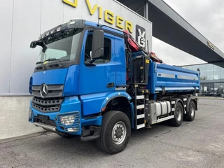 Mercedes-Benz Arocs 3342 2016 - *6x6*meegestuurd as*2zijdige kipper*Airco*Bluetooth te koop