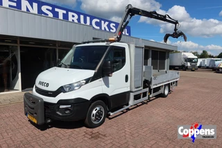 Iveco 50C15 2017 - Openbak+ Kraan Hiab te koop