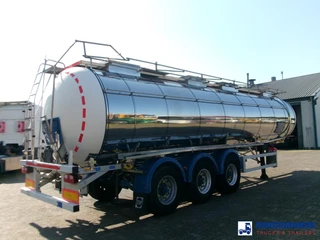Feldbinder Chemical tank inox 30 m3 / 1 comp + pump 2006 imagen 3 miniatura