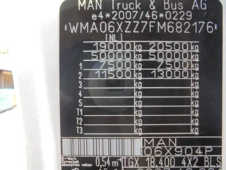 MAN TGX 2015 - 18.400 NL TRUCK bild 18