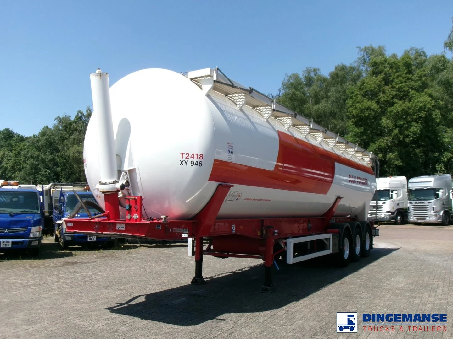 Feldbinder Powder tank alu 60 m3 (tipping) 2010 obrázek 1
