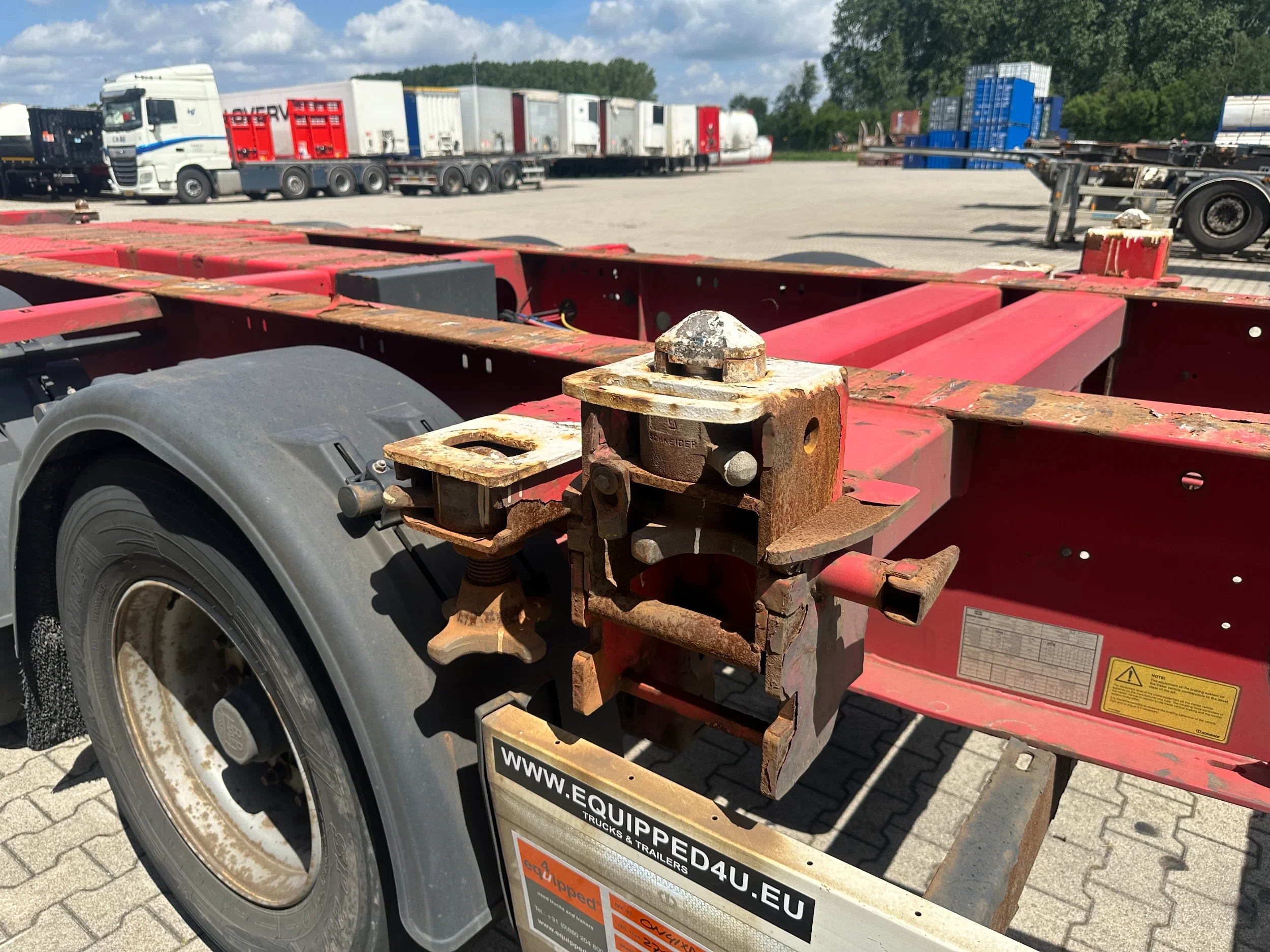 Krone 2015 - 40FT HIGH CUBE / BPW / DRUMBRAKES / NL-CHASSIS afbeelding 30