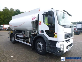 Volvo FE 260 4x2 fuel tank 13.4 m3 / 4 comp / ADR 19-01-2027 2014 afbeelding 2 miniatuur