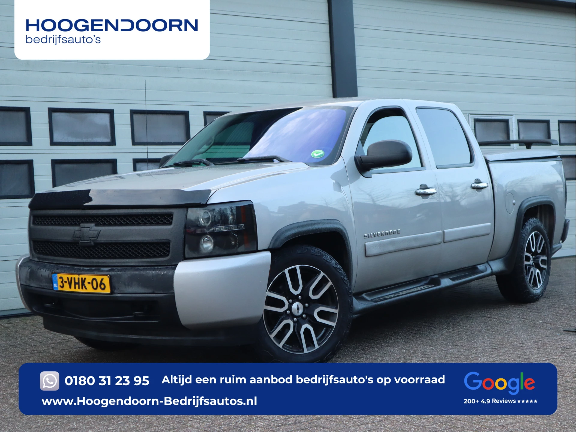 Chevrolet Silverado 2008 - 4.8 V8 - DC 6 Pers. - LPG - Trekhaak afbeelding 1