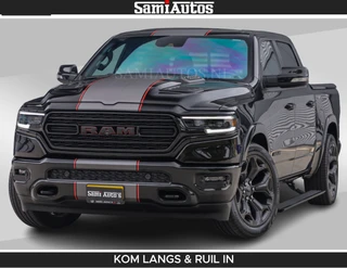 Dodge Ram Pick-Up 2021 - LIMITED | TRAINHORN | | HUD | UITLAATKLEP | LUCHTVERING | STRIPING | PANODAK | BOM VOL | BLAUW VOORRUIT | te koop