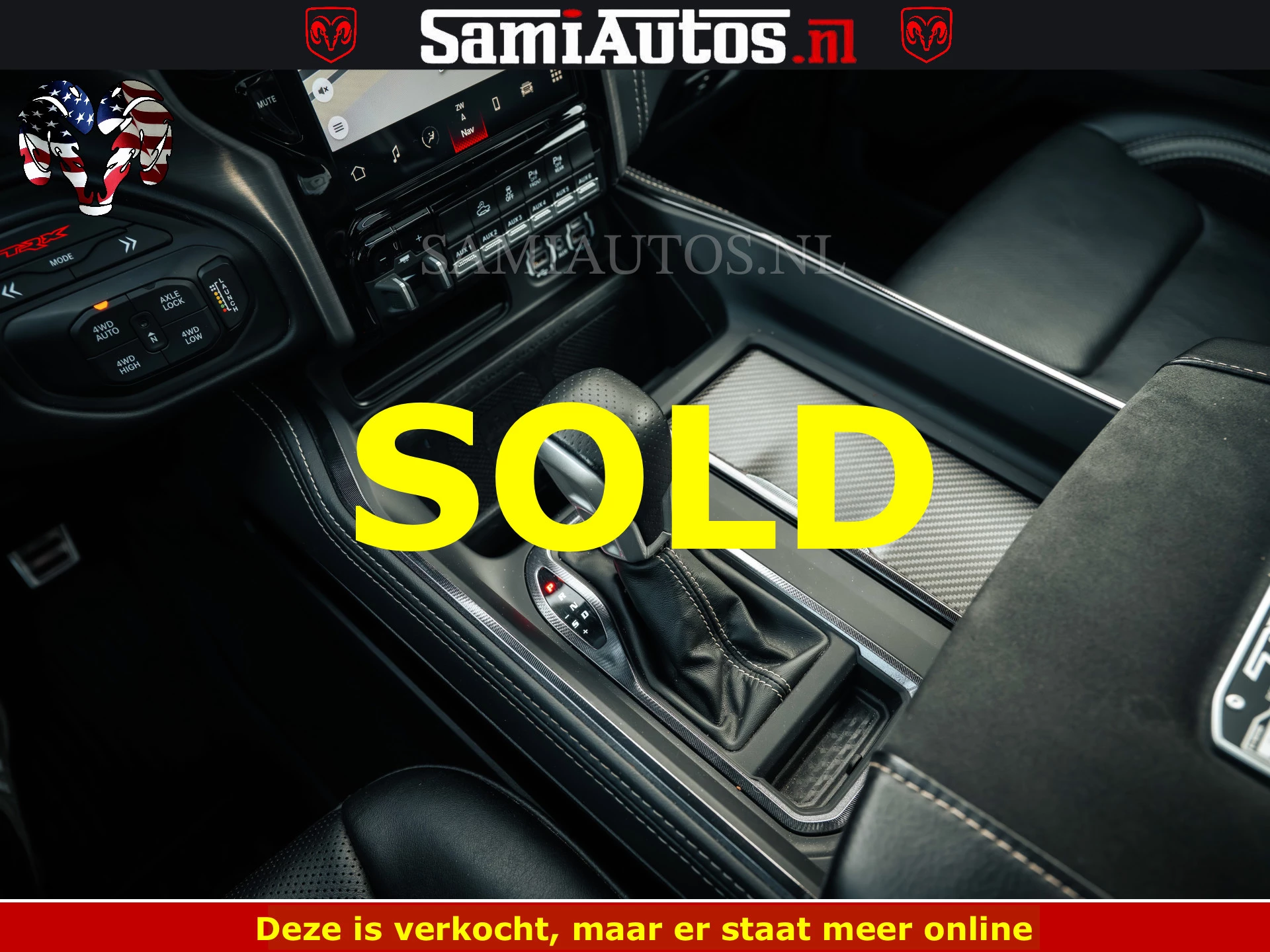 Dodge Ram Pick-Up 2023 - TRX HELLCAT | 6.2 V8 702PK | FLAME RED | BOM VOL | CARBON | RAMBAR | HUD | LPG | BEAD-LOCK WHEELS | immagine 19
