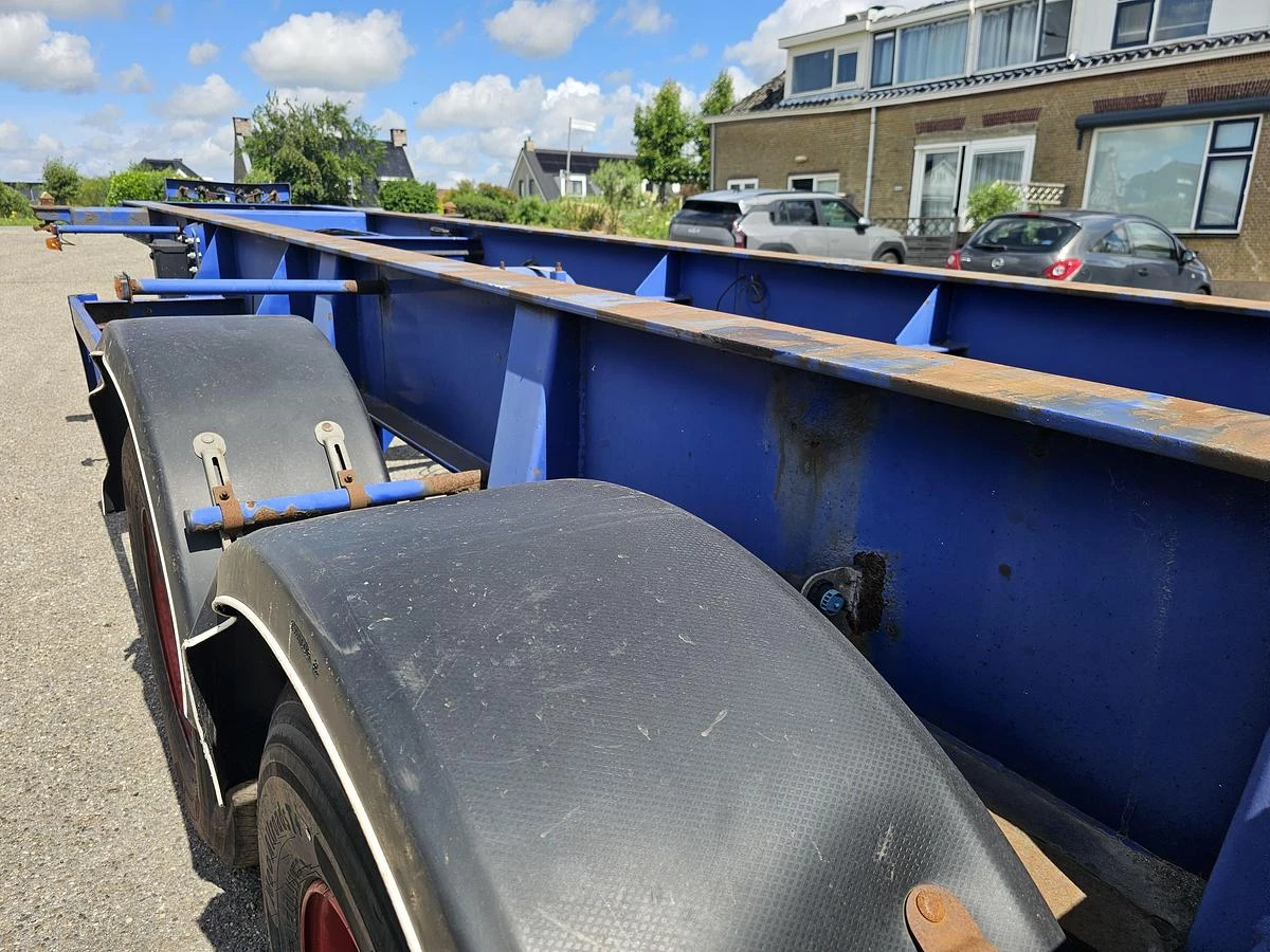 MKF METALLBAU CS 20 -20 FOOT- CONTAINER CHASSIS -HEAVY DUTY- BPW DRUM -STEEL SUSPENSION- GOOD QUALITY. 2006 obrázek 19