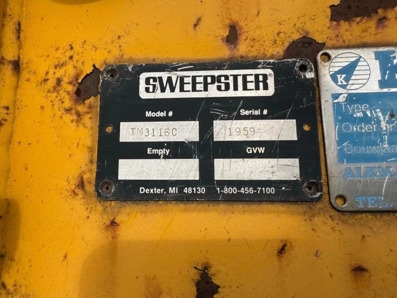 DIVERSEN 1999 - SWEEPSTER TM3116C / SNEEUWBORSTEL afbeelding 11