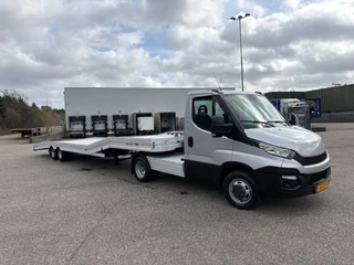 Iveco Daily 2015 - 40C17 Hi Matic - be oplegger ambulance auto transporter afbeelding 2