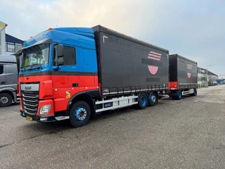 DAF XF 440 6X2 EURO 6 + HERTOGHS HANGER 2X BPW AXLE DHOLLANDIA 3000 KG