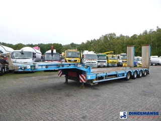 Faymonville 4-axle semi-lowbed trailer ext. 73 t + ramps 2016 afbeelding 1 miniatuur
