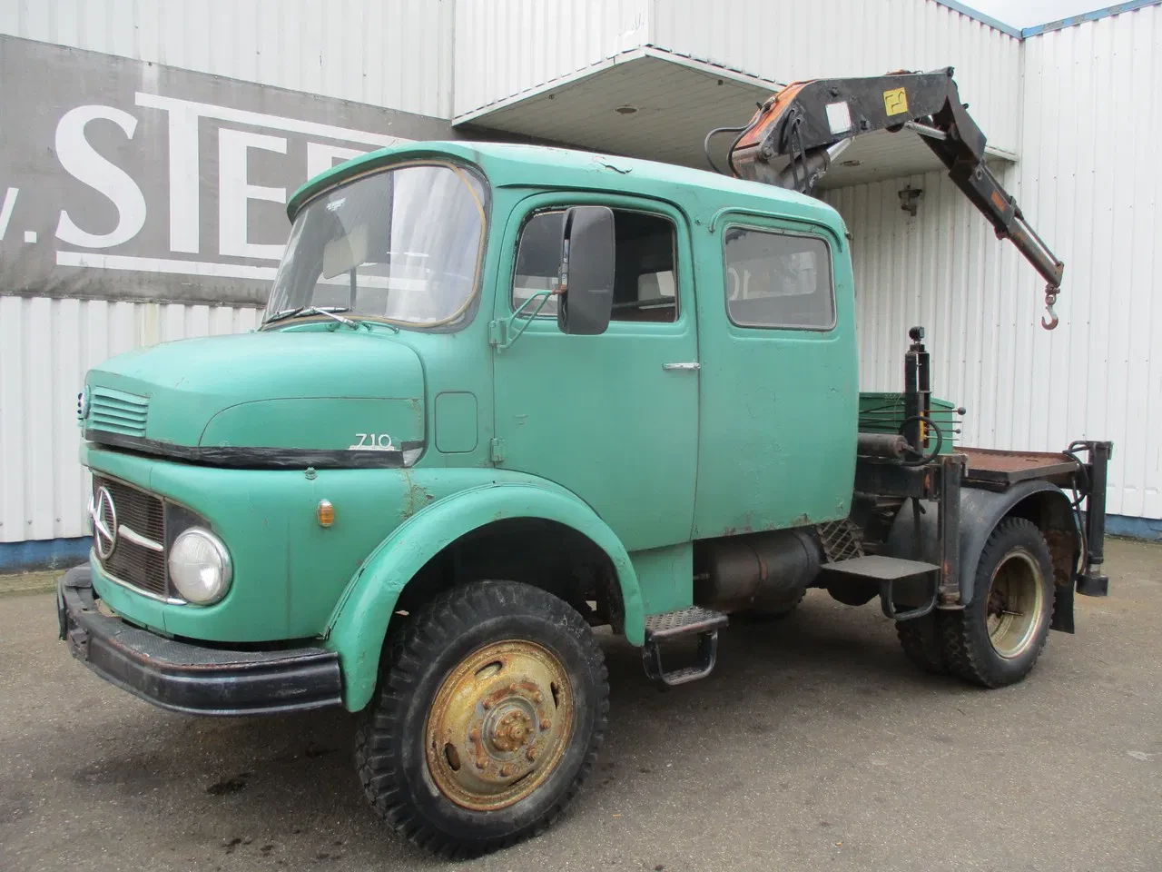 Mercedes-Benz 710 1967 - , 4x4 , Crane Hiab 5501 afbeelding 1