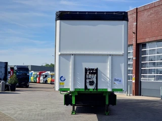 Berger 2015 - Ecotrail Tautliner 3 axle - SAF Axle - Pallet box - Steering axle rear afbeelding 2 miniatuur