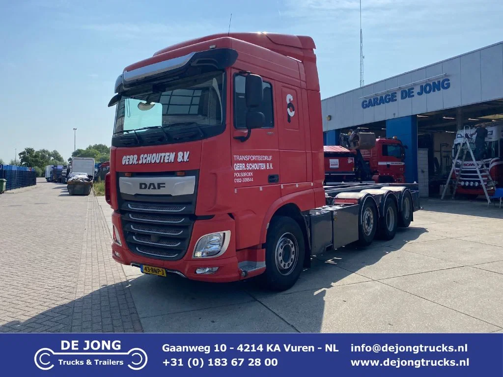 DAF XF480 2019 - H4KN3 / SC / 8x2 / 20FT Container chassis/ Steering Axle afbeelding 1