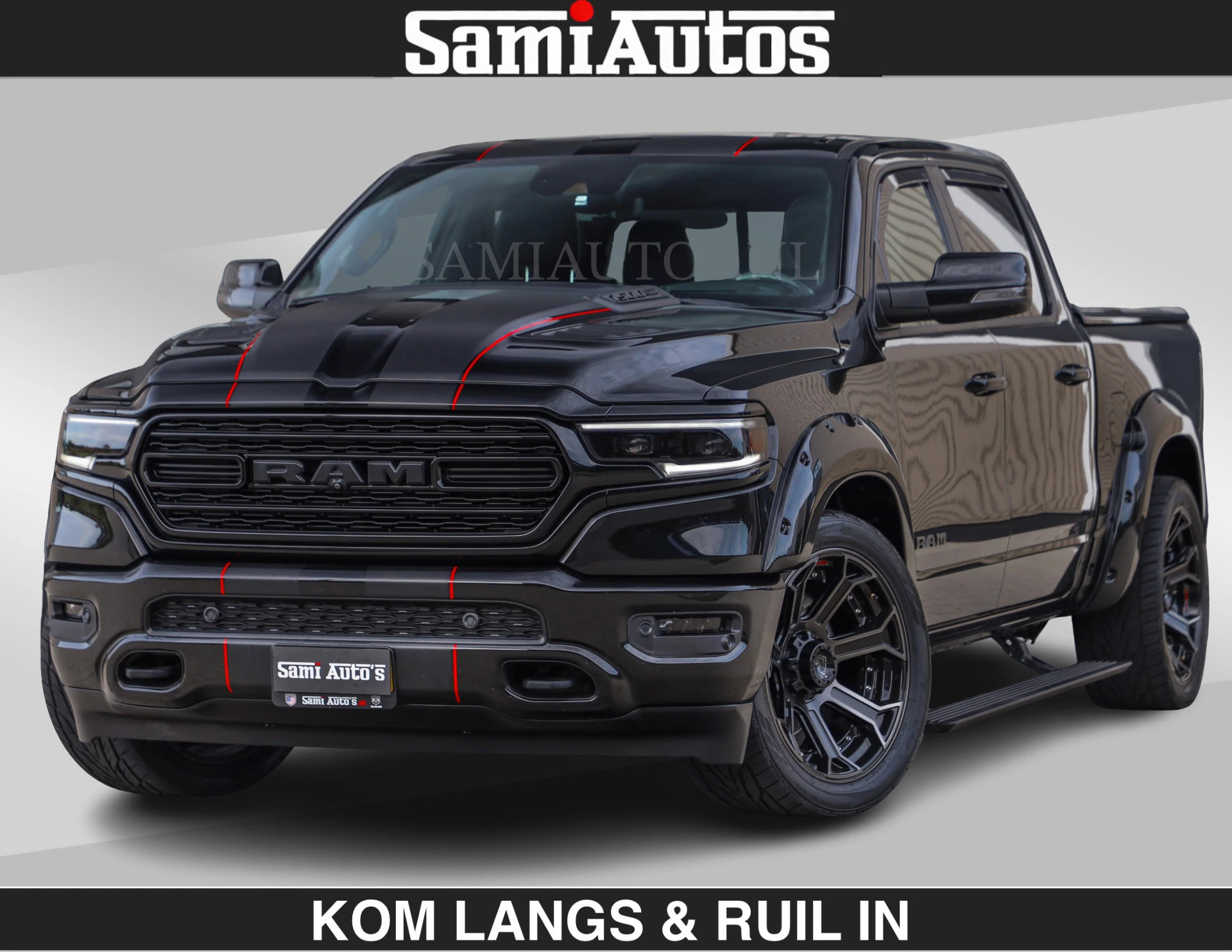 Dodge Ram Pick-Up 2021 - WIDE BODY | LIMITED | 5.7 V8 | 59950,- excl | STRIPING | TRAIN HORN | CUTOUT | BOM VOL | DC | afbeelding 1