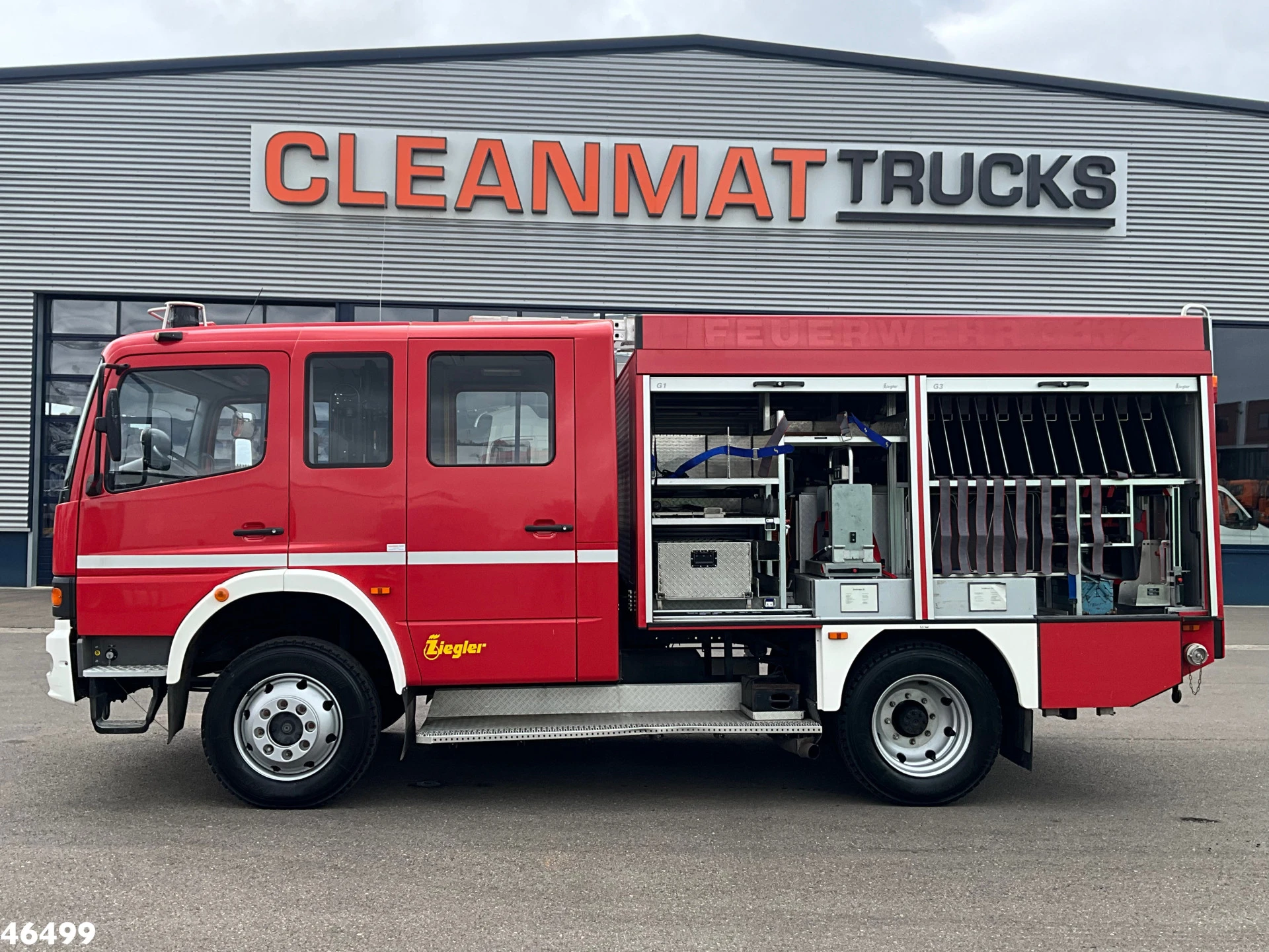 Mercedes-Benz Atego 2002 - 918 4x4 ZIEGLER Brandweer / materiaalwagen Just 17.693 km! zdjęcie 1
