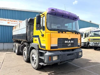 MAN FE 2001 - 410A 8x4 FULL STEEL KIPPER (ZF16 MANUAL GEARBOX / ZF-INTARDER / FULL STEEL SUSPENSION / REDUCTION AXLES / AIRCONDITIONING) immagine 2