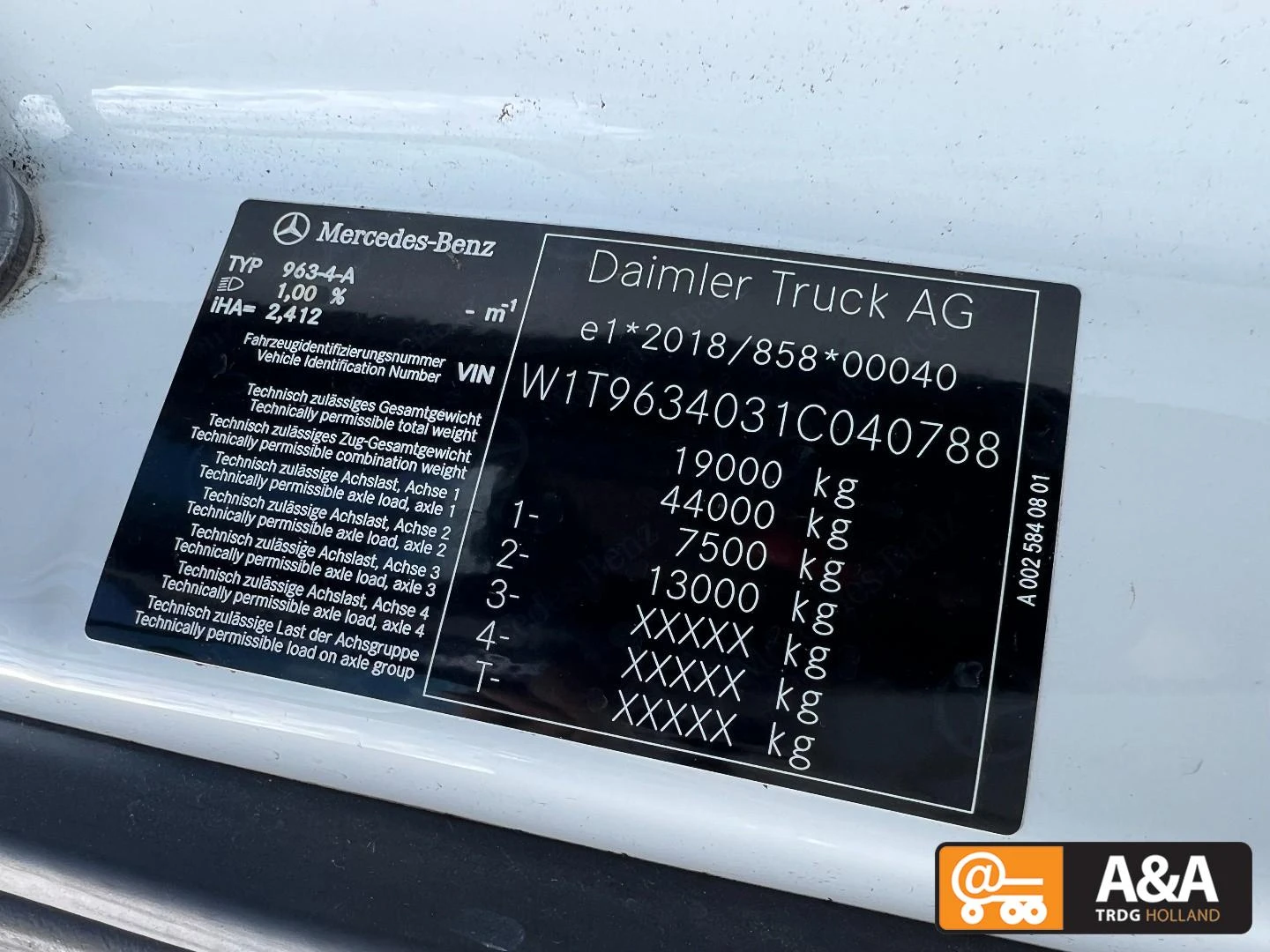 Mercedes-Benz Actros 2022 - 1845 LS afbeelding 2