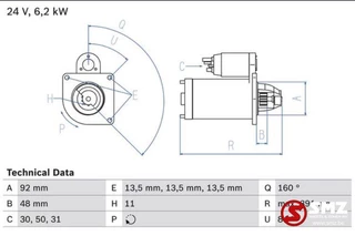 Mercedes-Benz Actros - Starter mercedes immagine 3