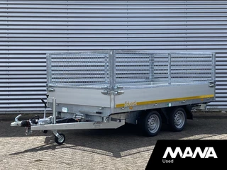 Eduard K4 2025 - 3318 Driezijdige Kipper 3500kg 2 assen Tandem 330X180 cm Geremd te koop