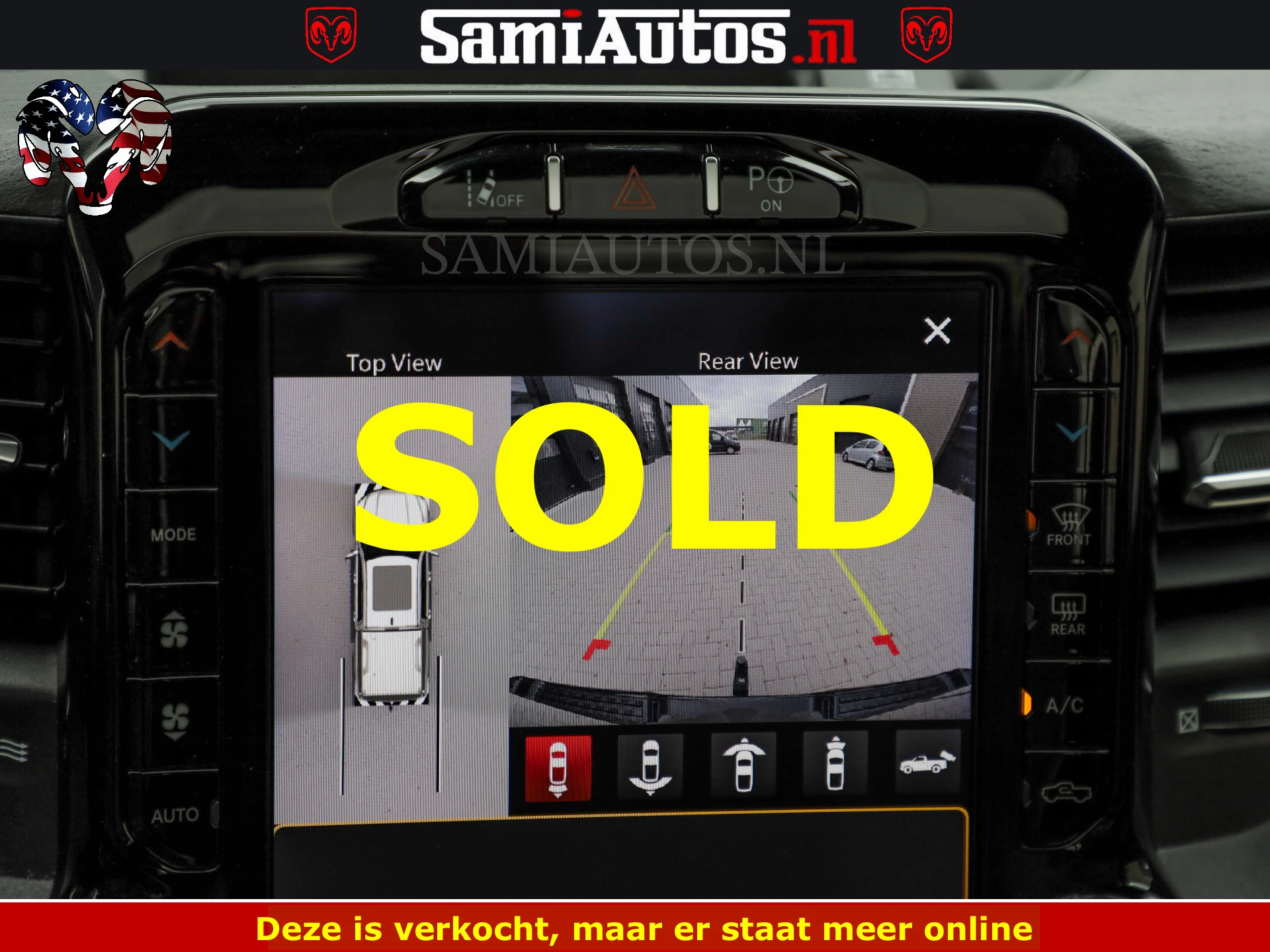 Dodge Ram 1500 2022 - LIMITED NIGHT | BOM VOL | HUD | MWK | LUCHTVERING | PANODAK | afbeelding 11