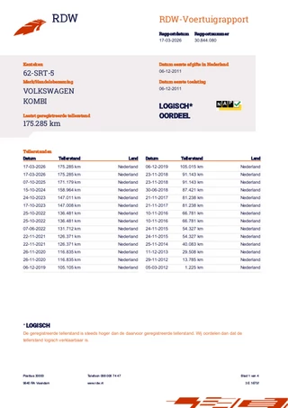 Volkswagen Transporter 2011 - Kombi 2.0 TDI 9 PERSOONS AUTOMAAT Airco/Cruise/Marge image 9